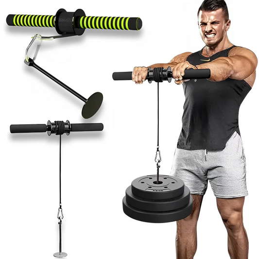 Wrist & Forearm Strength Trainer - Heavy-Duty Roller Exerciser with Foam Grip for Arm Muscle Building