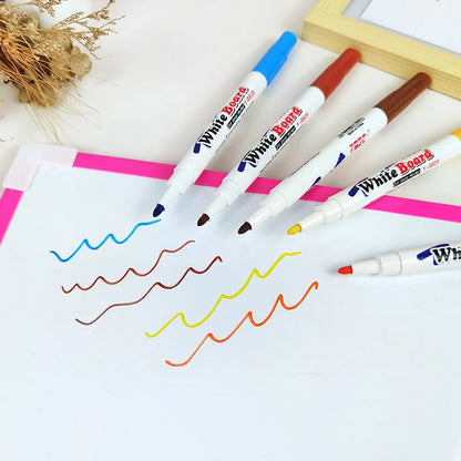 Magical Ink Pens With Spoon - Water Floating Pen Set For Kids