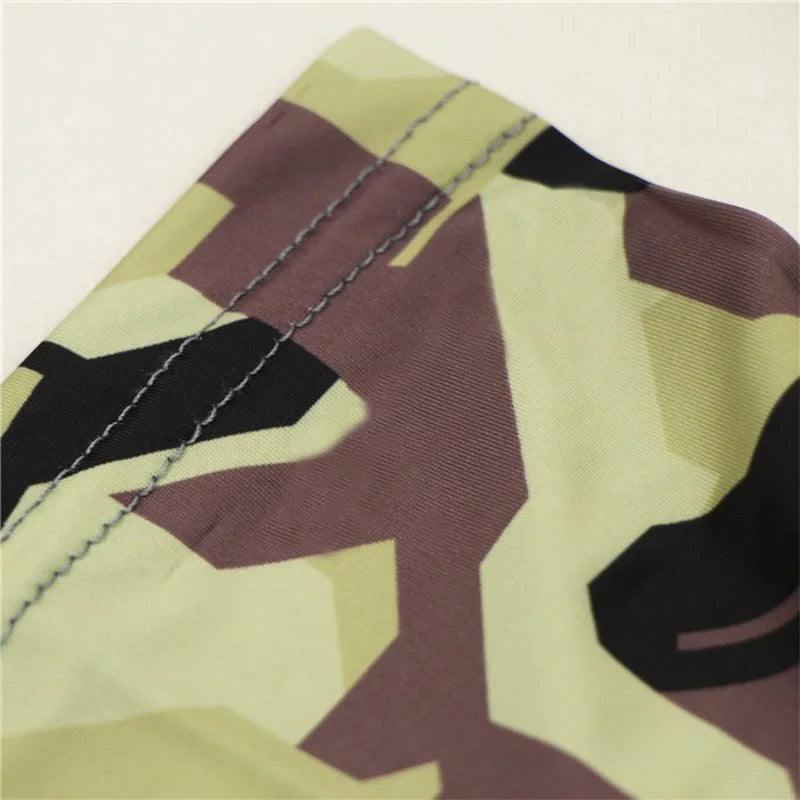 Multi-Sport Windproof Face Mask & Neck Gaiter - Lycra Camouflage Scarf for Fishing, Cycling & Outdoor Activities