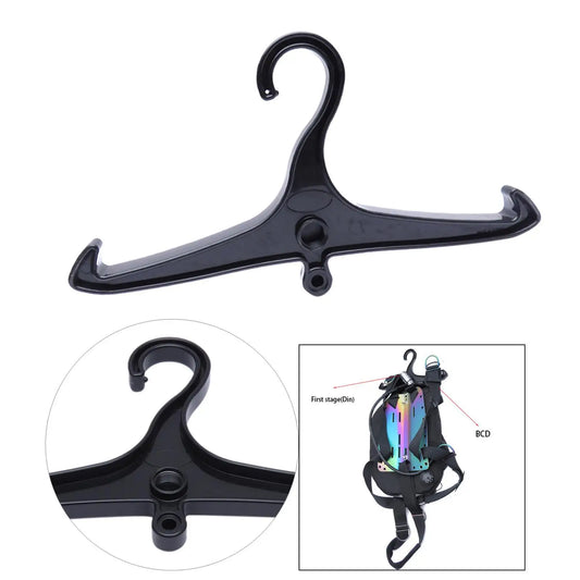 Folding Wetsuit Hanger - Scuba Diving Dry Suit Holder for Draining and Drying