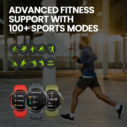 Zeblaze Ares 3 Plus Smartwatch - 1.43" AMOLED Display with Voice Calling & 3D Health Tracking