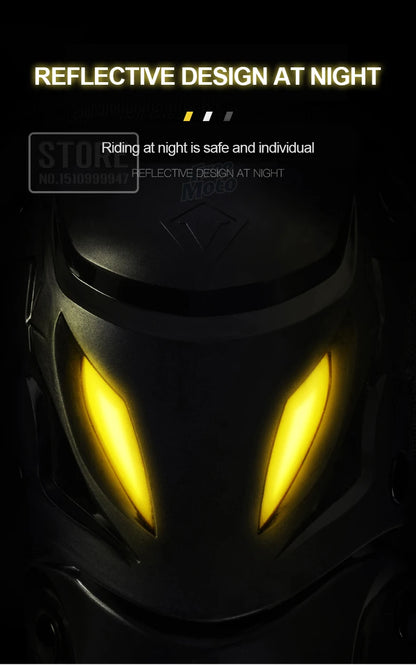 Motorcycle Knee and Elbow Protection Guards - Motocross Off-Road Racing MTB Pads