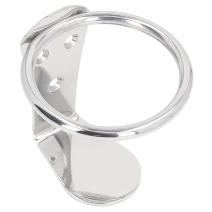 316 Stainless Steel Boat Ring Drink Holder - Rustproof Wall Mount Cup Holder for RV, Yacht & Marine Applications