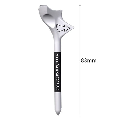 Premium Golf Tees - 10° Diagonal Rhombic Design with Speed Enhancement Technology (Includes Gift Box)