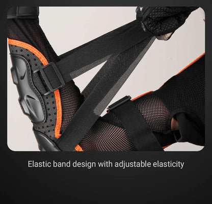 Men's Full Body Armor Motorcycle Jacket - Motocross Enduro Racing Protection Equipment (S-4XL)