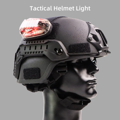 Tactical Helmet Light - Multi-Function IR Strobe Signal Lamp with Velcro Mount