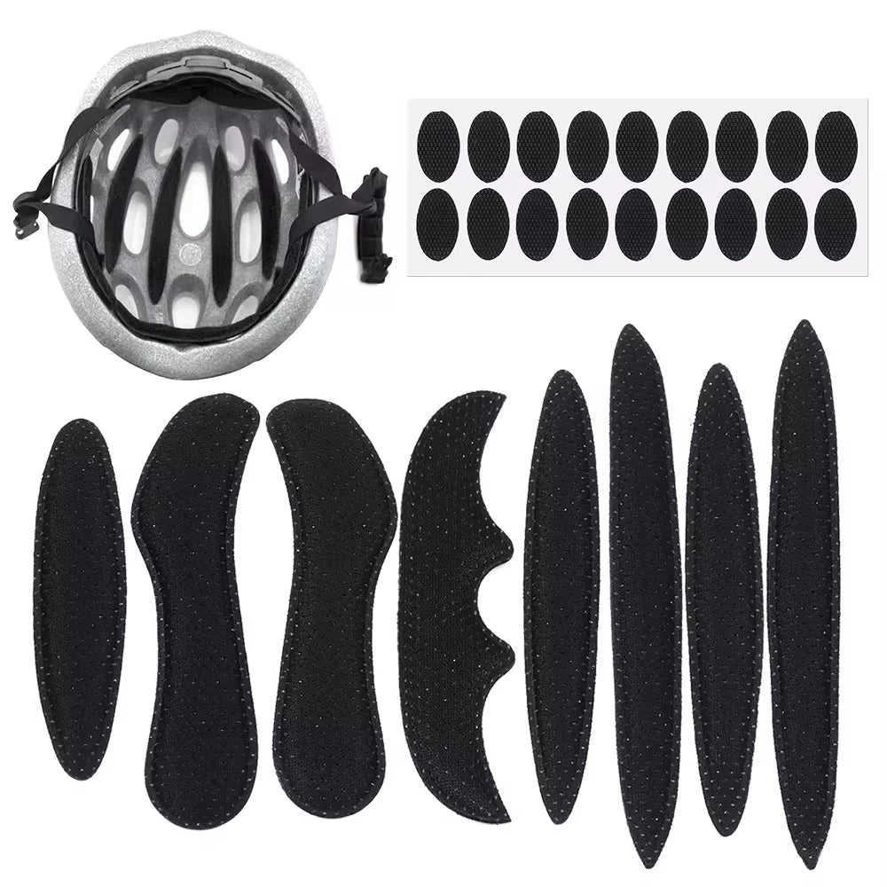 Universal Helmet Padding Kit - 27-Piece Sealed Foam Replacement Pads for Motorcycle, Bicycle & Cycling Helmets