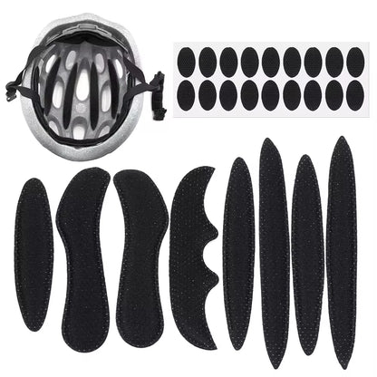 Universal Helmet Padding Kit - 27-Piece Sealed Foam Replacement Pads for Motorcycle, Bicycle & Cycling Helmets
