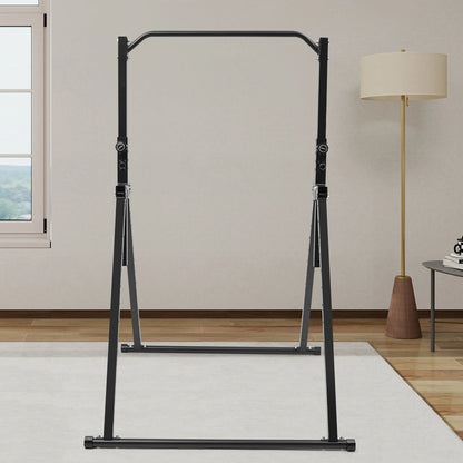 Adjustable Height Pull-Up Bar - Triangular Gymnastics Practice Station for Home Gym Strength Training
