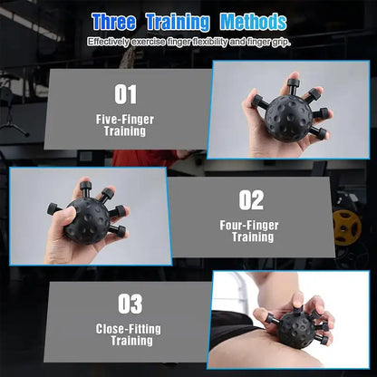 Five-Finger Hand Exerciser - Strengthening Grip Trainer for Rock Climbing & Hand Clamp Training