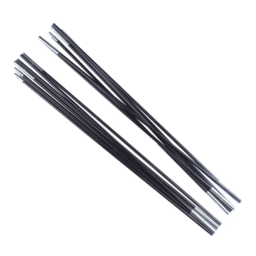 Glass Fiber Tent Arc Poles Replacement - 12-Piece Set (1 Pair) for Camping Tents (3.26m/3.4m/3.9m Options)