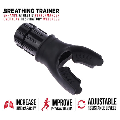 Breathing Trainer | Lung Respirator | Fitness Equipment | Respiratory Silicone | High Altitude Training | Outdoor Expiratory Exercise Tool