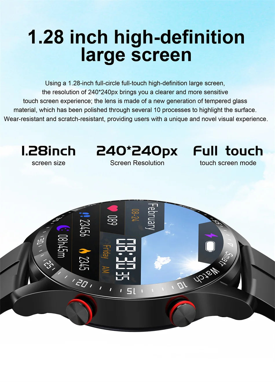 GT Series Smart Watch - HD Screen with Bluetooth Call, GPS Tracker, Heart Rate Monitor & IP68 Waterproof for Men & Women