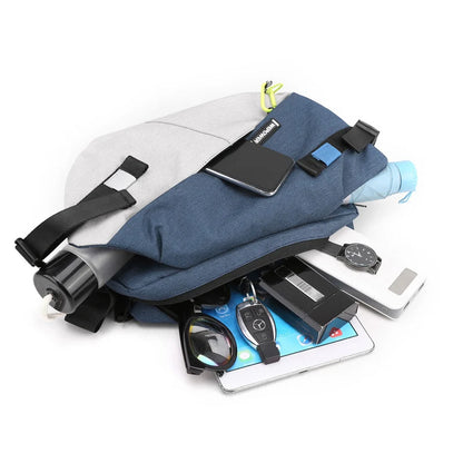 Premium Nylon Waist Pack - Unisex Crossbody Chest Bag for Outdoor & Travel