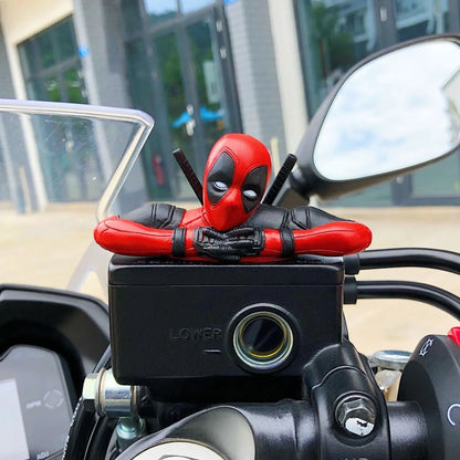 Deadpool Anime Action Figure - Mini Car Dashboard Decoration Pendant Doll Toy Gift