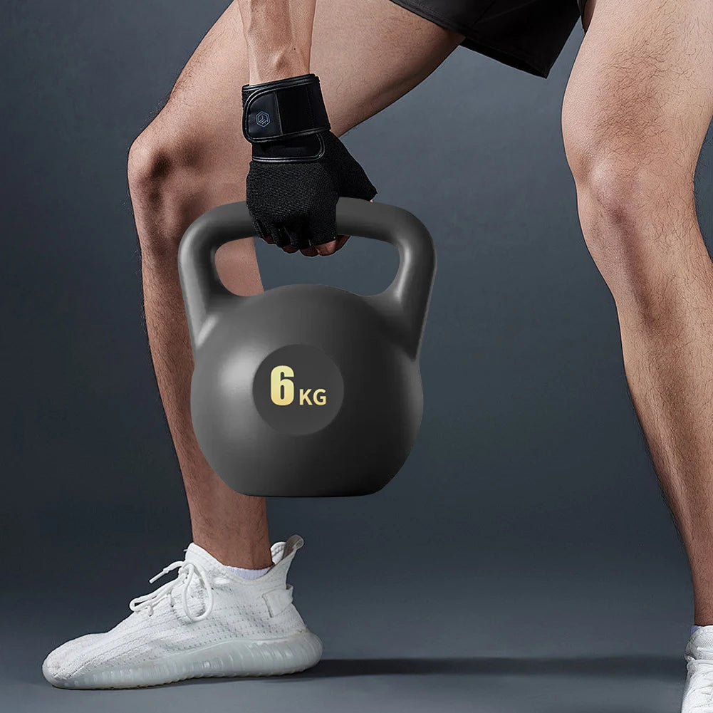 Water-Filled Soft Kettlebell 4/6KG - Anti-Slip Grip Hand Weight for Home Workouts & Muscle Training
