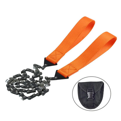 Portable Chain Saw - Hand Rope Saw for Tree Cutting & Outdoor Camping