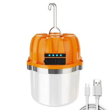 Portable 10W COB+LED Outdoor Lantern - 1800mAh USB Rechargeable Camping Light for Hiking, Fishing & Night Adventures