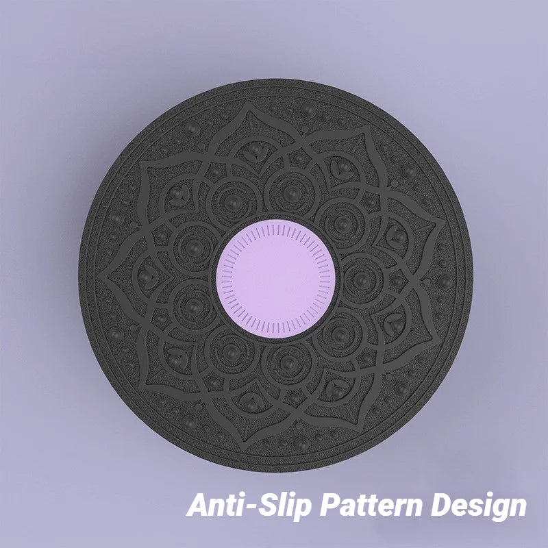 Non-Slip Balance Board - Wobble Trainer for Yoga, Rehabilitation, and Full-Body Fitness Training