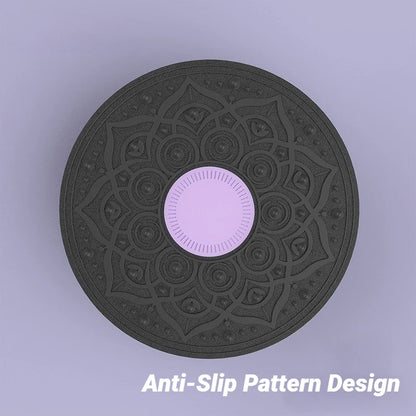 Non-Slip Balance Board - Wobble Trainer for Yoga, Rehabilitation, and Full-Body Fitness Training