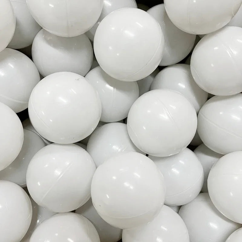 Colorful Ocean Ball Pit Balls - Eco-Friendly Non-Toxic Plastic Play Balls 5.5cm (50pcs Love & Star Shapes)