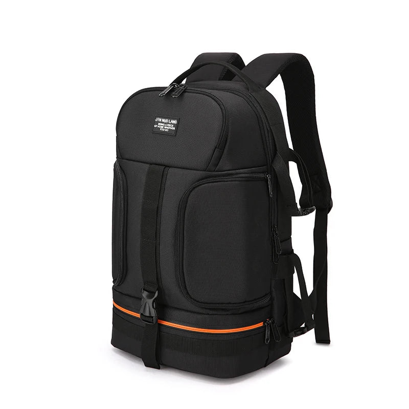 Large Capacity Camera Backpack - Waterproof Oxford DSLR Bag with 15.6" Laptop Compartment