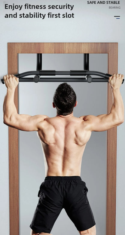 Portable Pull-Up Bar - Lifting and Grip Strength Trainer for Home and Gym Fitness Workouts