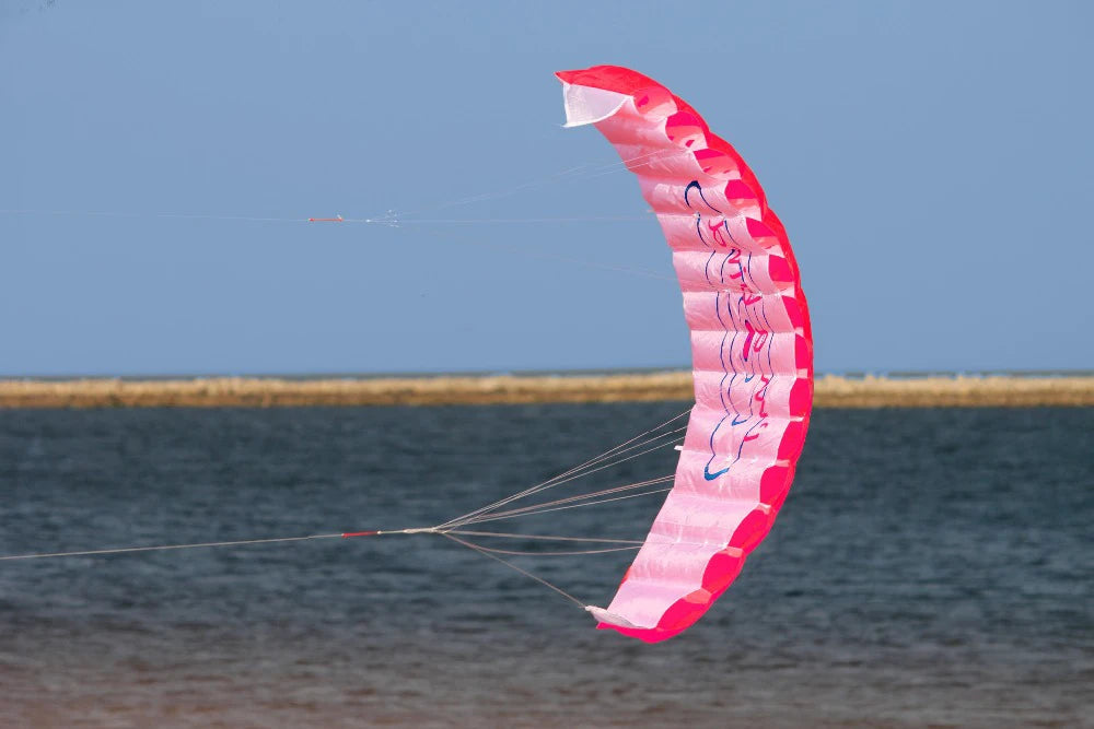 1.4m Dual Line Stunt Parafoil Kite - 140cm x 57cm - Composite Material - Ages 14+ - Unisex