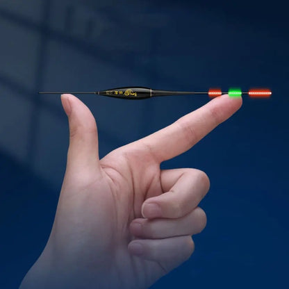 LED Fishing Float with Gravity Sensor - Night Fishing Strobe Light with Long Tail and High Sensitivity Buoy