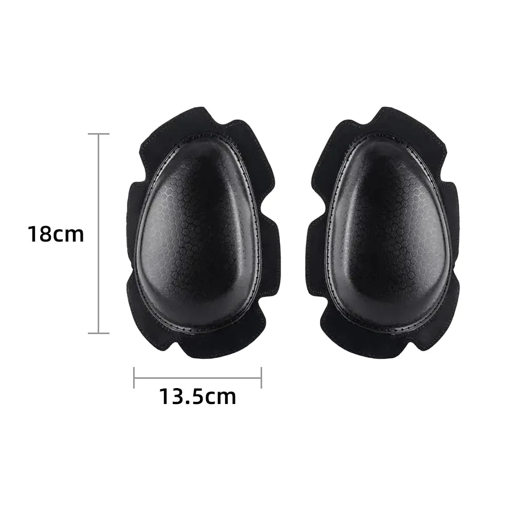 Motorcycle Racing Knee Pads - Universal Protective Gear with Sliders for Sports Riding