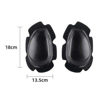 Motorcycle Racing Knee Pads - Universal Protective Gear with Sliders for Sports Riding