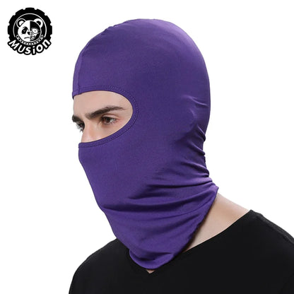 Breathable Mesh Motorcycle Balaclava - Full Face Sun Protection Mask for Cycling, Airsoft & Bicycle