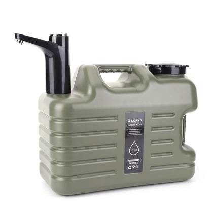 Portable Water Container with Electric Pump - 11L/12L Camping Water Dispenser for Outdoor Use