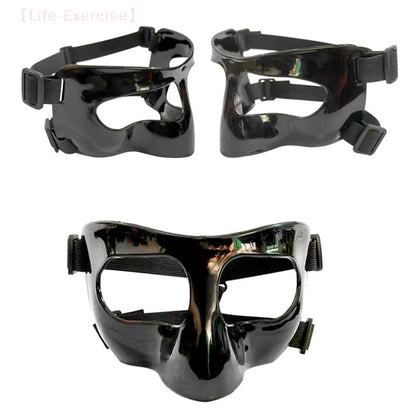 Adjustable Basketball Face Mask - Protective Shield for Broken Nose & Sports Injuries