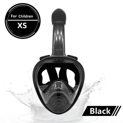 Full Face Diving & Snorkeling Mask – Anti-Fog, Waterproof | Adults & Kids