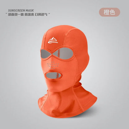 UV Protection Swimming Face Mask - Breathable Diving Cap for Men & Women Beach Sun Protection