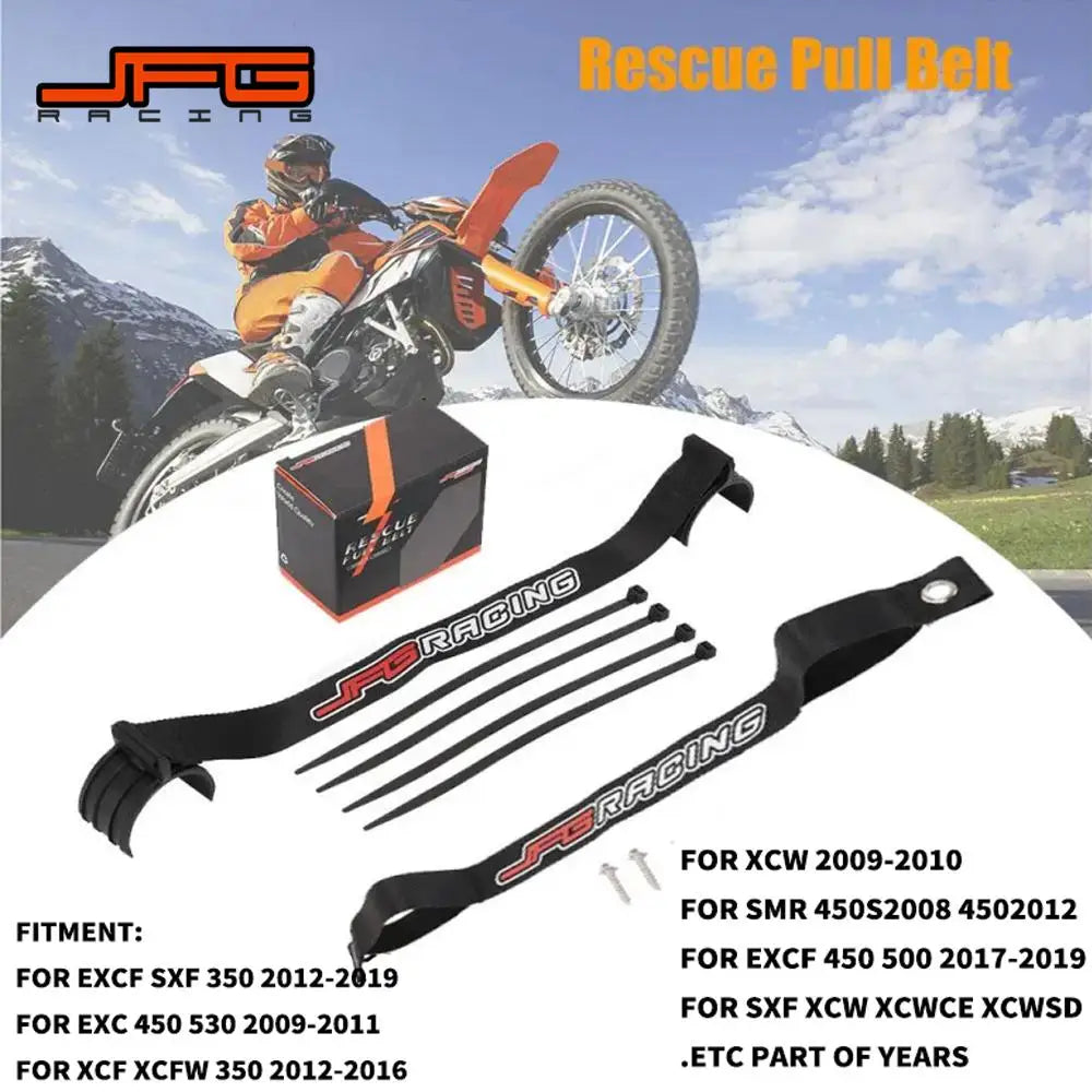 KTM Motorcycle Rescue Strap - Front & Rear Pull Sling Belt for EXC SXF XCW XCF EXCF XCFW SMR 250-530