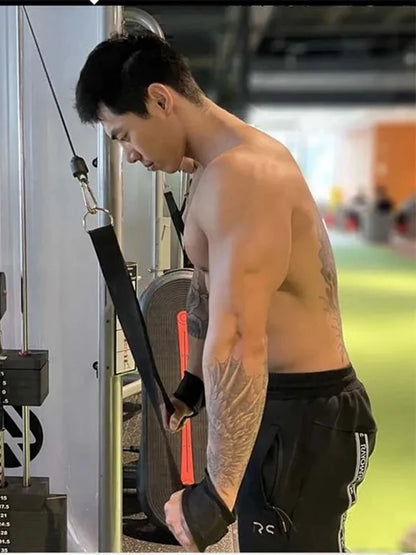 Heavy Duty Cable Attachment Rope - Biceps Triceps Pulldown Strap for Weight Lifting & Bodybuilding Training