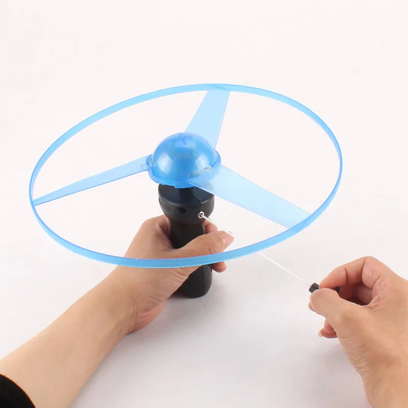 LED UFO Flying Saucer - Luminous Spinning Flyer | Interactive Parent-child Toy | Outdoor Game Fun