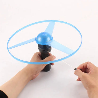 LED UFO Flying Saucer - Luminous Spinning Flyer | Interactive Parent-child Toy | Outdoor Game Fun