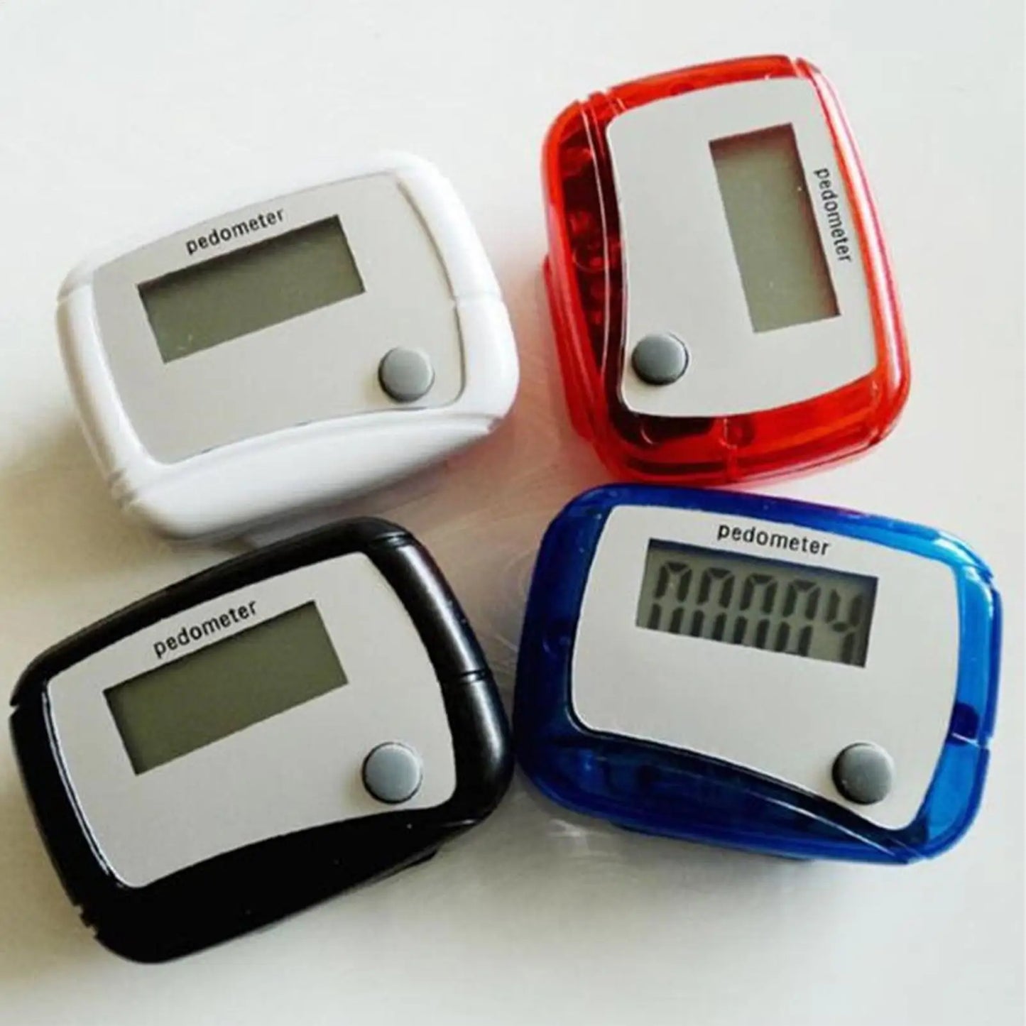 Portable Clip-On Step Counter - Digital Pedometer for Walking & Fitness