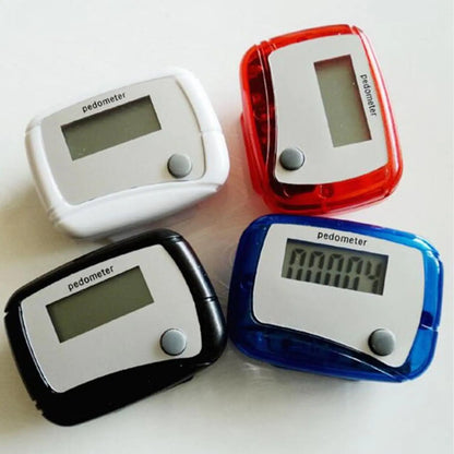 Portable Clip-On Step Counter - Digital Pedometer for Walking & Fitness