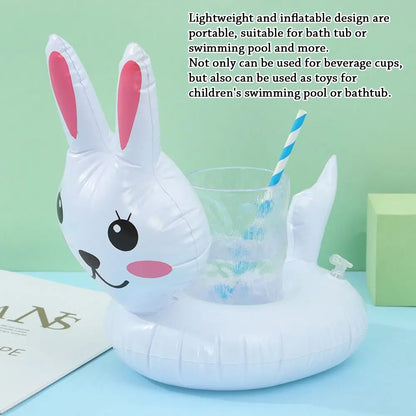 Inflatable Pool Cup Holder Float - Fun Drink Holder for Swimming Pool & Water Sports