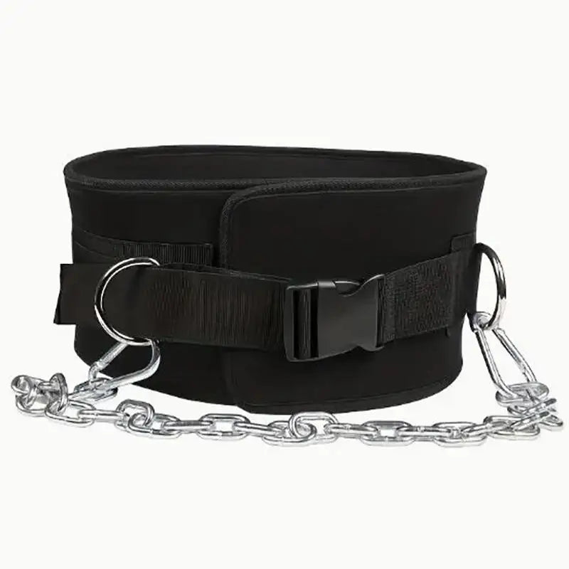 Weight Lifting Belt with Chain - Dipping Belt for Pull-Ups and Strength Training