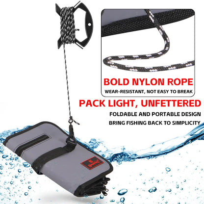Foldable Fishing Cage Net - Collapsible Fish Trap for Carp, Shrimp, Crayfish & Lobster