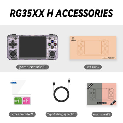 RG35XX H Retro Handheld Game Console - 3.5" IPS Screen - HDMI Output - Linux System - Video Game Simulator