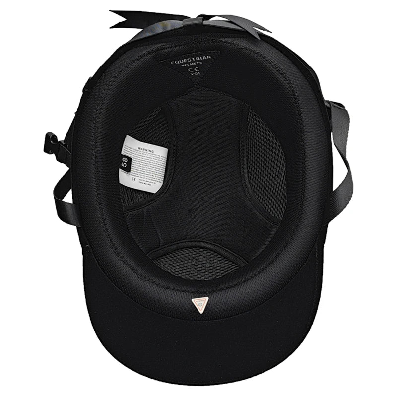 CE Certified Equestrian Riding Helmet - Breathable ABS+EPS Safety Half Cover for Men, Women & Children - Universal Fit 48-60cm