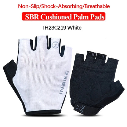 Half-Finger Gel Cycling Gloves - Shockproof Padded Sport Gloves for Men & Women