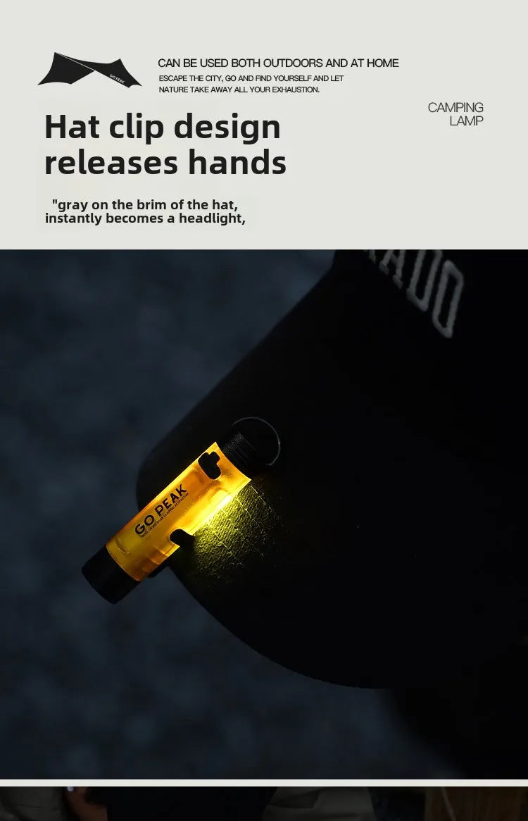 USB Rechargeable LED Mini Flashlight - Gopeak Pocket Keychain Torch with 5050 Chip, Long Endurance for Outdoor Hiking Camping Emergency Trail