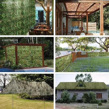 210D Oxford Military Camouflage Netting - Garden Gazebo Sun Shelter Net for Hunting & Outdoor Use